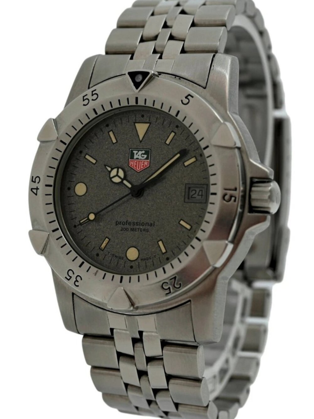 Tag Heuer 40mm Men's Jumbo Granite Rock Dial 1500 Series Watch! Ref: 959.706 G!